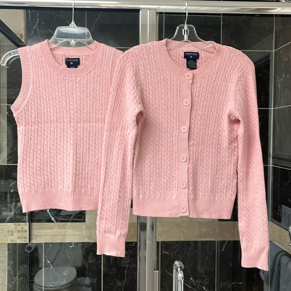 Nautical Jeans Company pink shell/cardigan, size M, excellent condition. - Picture 1 of 6
